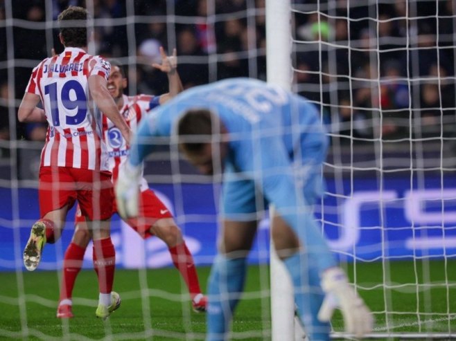 Atletiko Madrid - Klub Briž (Foto: EPA/OLIVIER MATTHYS) 