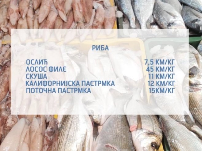 Cijena ribe (foto: RTRS)