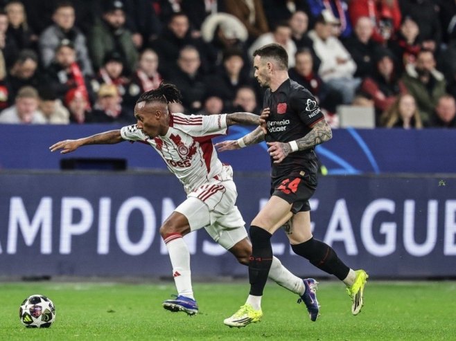 Бајер Леверкузен-Олимпијакос (Фото: EPA/FRIEDEMANN VOGEL) 