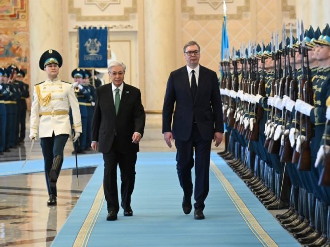 Токајев уручио Вучићу Орден златног орла, највише одликовање Казахстана