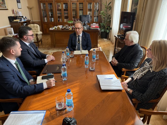 Кошарац у посјети АНУРС-у - Фото: Уступљена фотографија