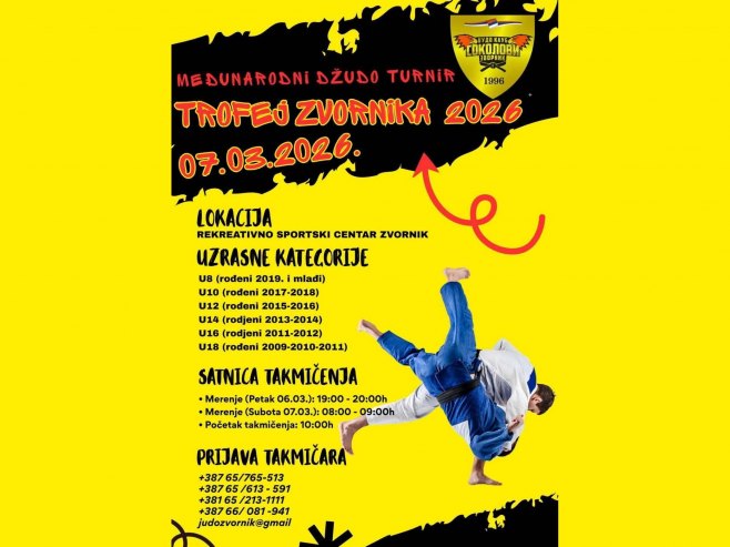 Зворник у суботу регионална престоница џудоа