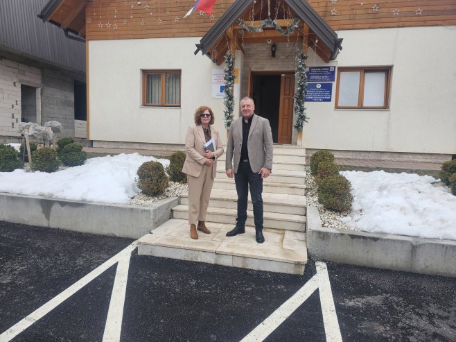 Сенка Јујић и Бојо Гашановић - Фото: СРНА