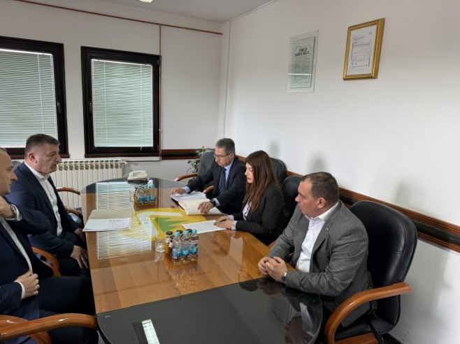 Кузмићева у посјети општини Соколац посјетила ШГ "Романија"