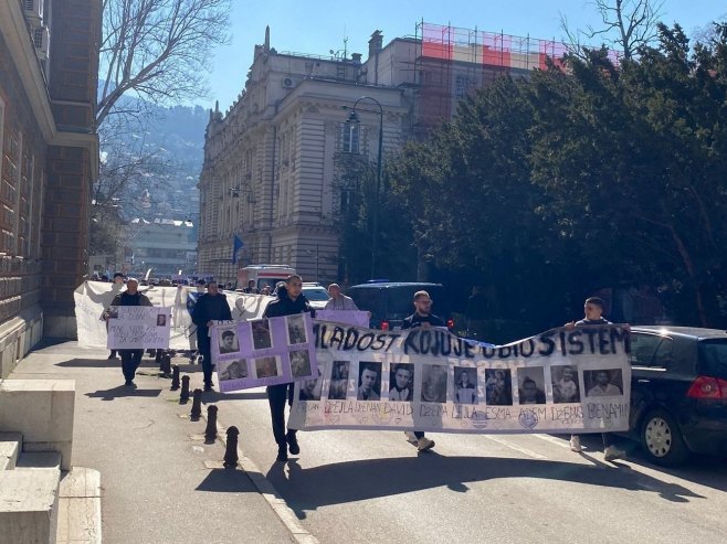 Девети протести у Сарајеву