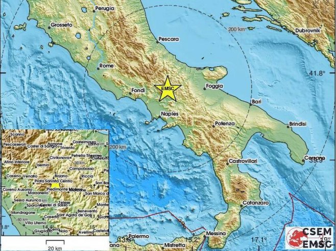 Италију погодио земљотрес јачине 5,9 степени, осјетио се широм Европе