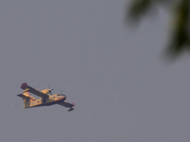 Пожар на Великом брду изнад Макарске (ВИДЕО)