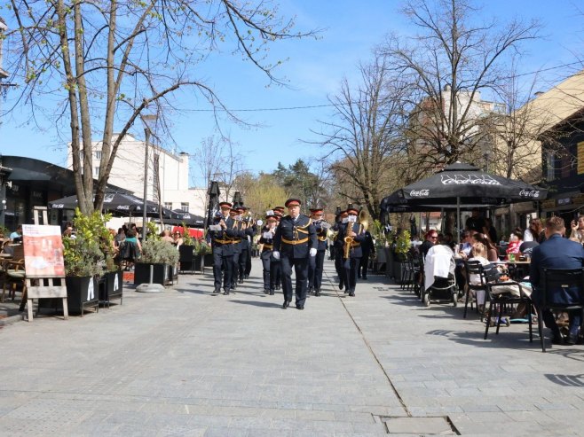 Тактичко показни збор МУП-а на Тргу Крајине