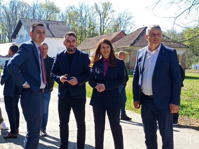 Кузмићева у Пелагићеву; Посјетила локације које су биле угрожене приликом посљедњих обилних падавина