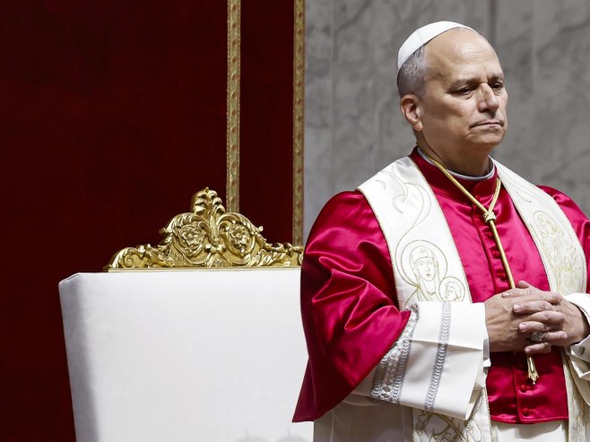 Папа Лав XIV (Фото: EPA/ANGELO CARCONI) - 