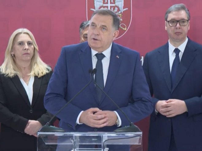 Додик: Војни савез Хрватске, Албаније и самопроглашеног Косова - савез против српског народа (ВИДЕО)