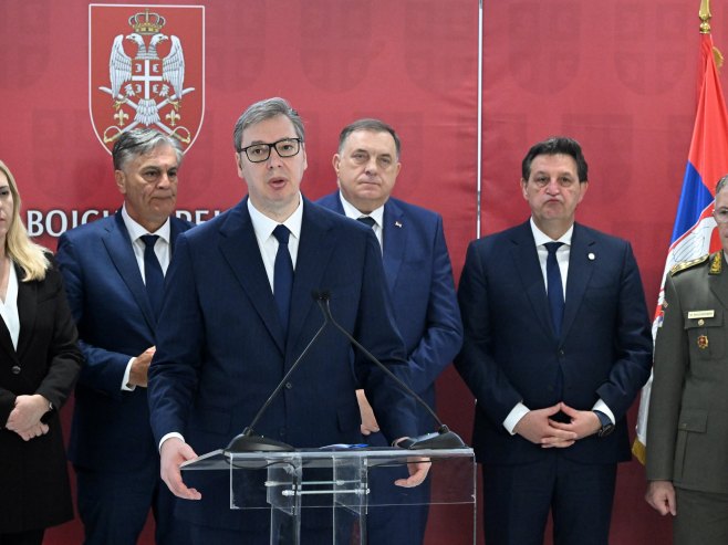 Вучић: Са руководством Српске о безбједности и угрожавању Србије и регионалног мира (ВИДЕО)