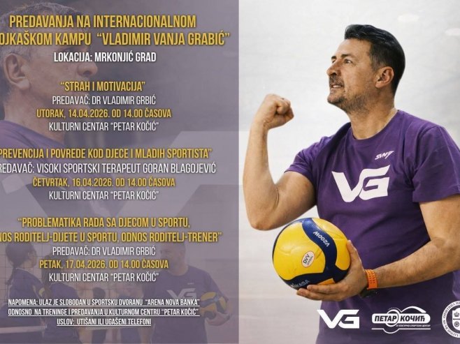 У Мркоњић Граду Међународни одбојкашки камп "Владимир Вања Грбић" (ФОТО)