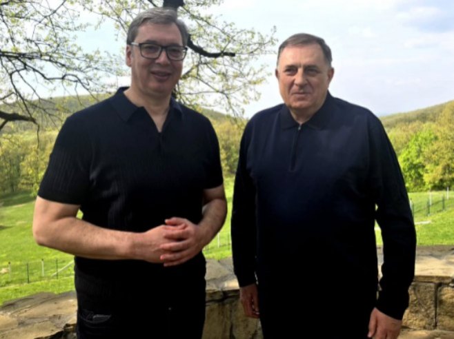 Додик са Вучићем у Београду: Заједно ћемо присуствовати обиљежавању у Доњој Градини