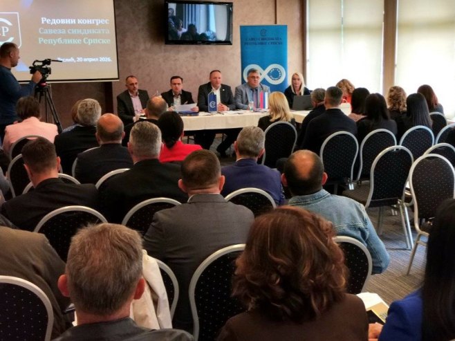 Теслић - редован Конгрес Савеза синдиката - Фото: СРНА