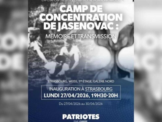 Стевандић: У Европу стиже истина; Први пут у Европском парламенту у Стразбуру изложба "Јасеновац-сјећање и опомена"
