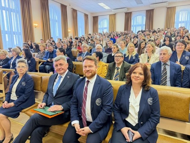 Мастиловић са ректором Ивановског државног универзитета