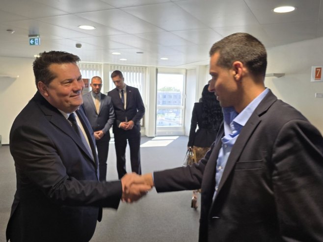 Стевандић у Стразбуру - Фото: РТРС