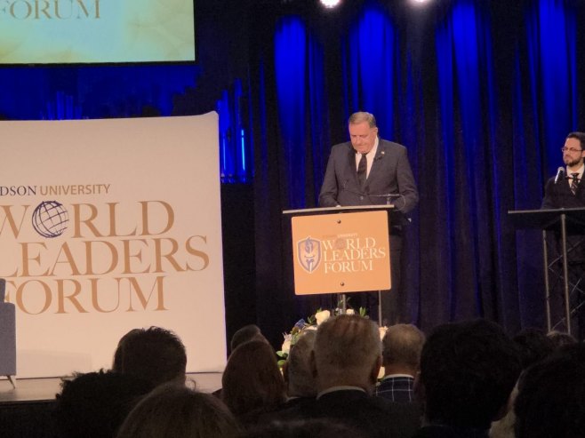 Обраћање Додика на Џадсон Универзитету: Награду посвећујем својој мајци, српском народу и Српској (ФОТО/ВИДЕО)