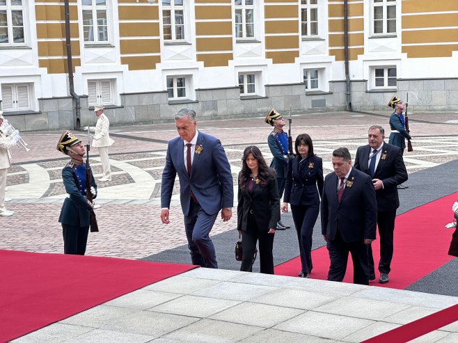 Делегација Српске на поздраву код Путина