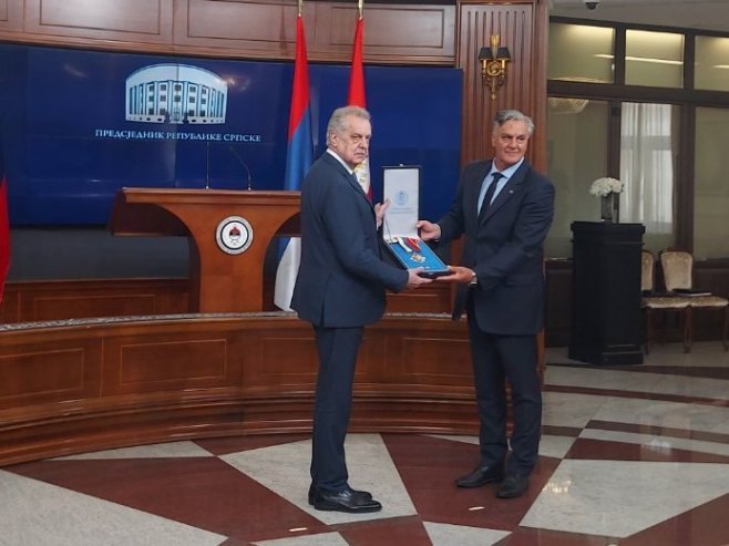 Уручено одликовање Дмитријевичу: Израз љубави и привржености Српске Русији (ВИДЕО)