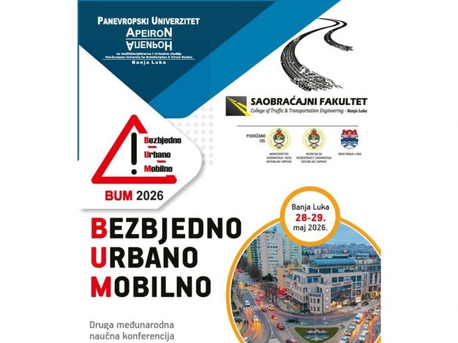 Друга међународна научна конференција "Безбједно - Урбано - Мобилно (БУМ 2026)" у Бањалуци (ВИДЕО)