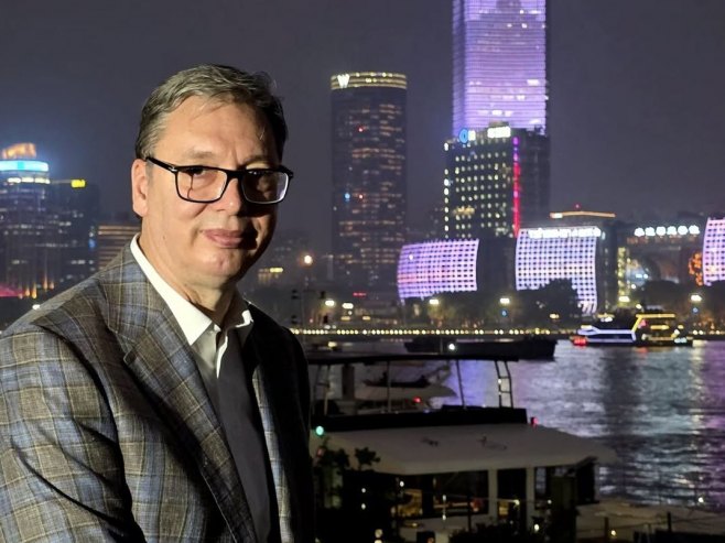 Вучић у Шангају: Поносан на пријатељство и углед који Србија ужива у Кини