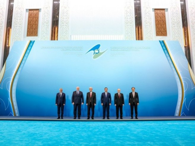 Лидери Русије, Бjелорусије, Казахстана и Киргистана (Фото: EPA/ALEXANDER KAZAKOV/KREMLIN / POOL) Лидери Русије, Бjелорусије, Казахстана и Киргистана (Фото: EPA/ALEXANDER KAZAKOV/KREMLIN / POOL) -