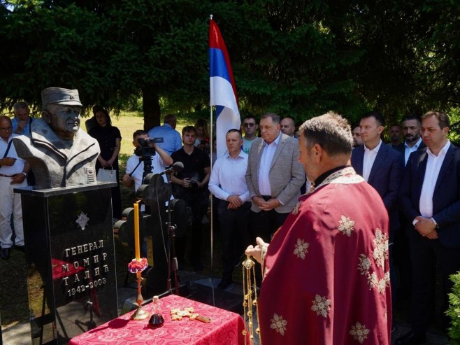 Додик: Талићева оданост отаџбини трајно уграђена у темеље Српске