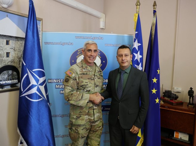 Гогановић са новим командантом НАТО-а у Сарајеву: Важно је што је на челу НАТО штаба поново амерички генерал
