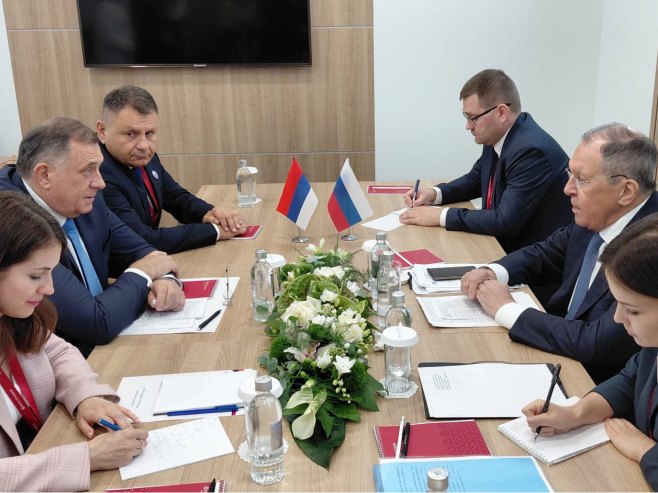 Додик са Лавровом у Санкт Петербургу
