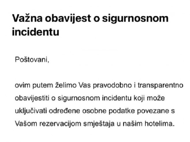 Украдени подаци десетина хиљада туриста који долазе на Јадран, на удару би могли бити и бх. грађани