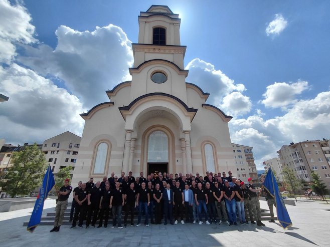 Обиљежавње годишњице оснивања Првог одреда специјалне бригаде "Јахорина", присуствује Минић