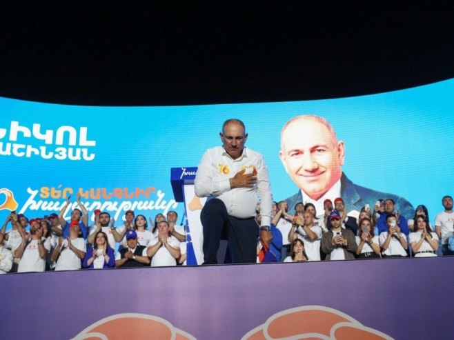 Пашињан прогласио побједу на изборима у Јерменији