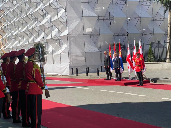 Vučić u Tbilisiju (Foto: TANJUG/ Julija Bakić/ bg) 