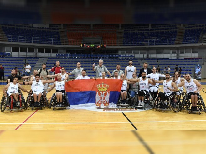 Пријатељска утакмица у кошарци у колицима: Нова побједа Србије