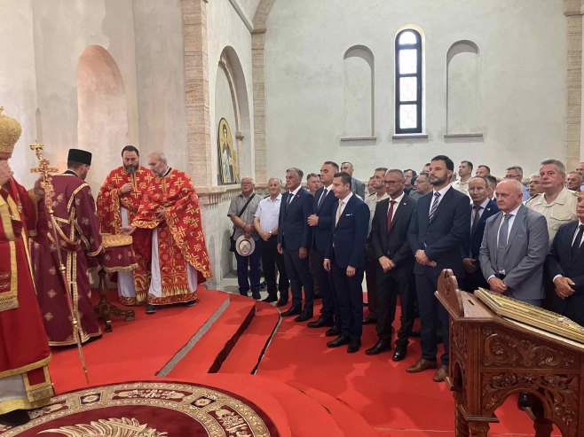 У Приједору обиљежавање крсне славе Војске Републике Српске - Видовдана (ФОТО/ВИДЕО)