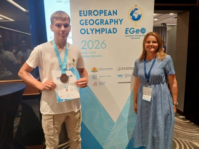 Ученик из Милића освојио бронзу на Европској географској олимпијади