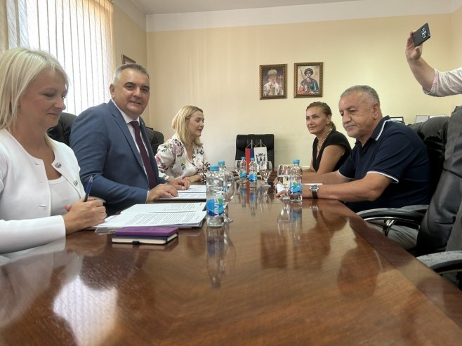 Savo Minić u Šipovu (Foto: RTRS)