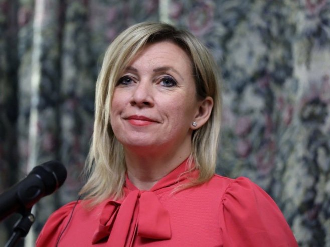 Марија Захарова (Фото: EPA/RAMIL SITDIKOV / REUTERS / POOL) - 