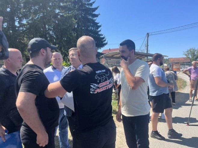Protesti u Ramićima (Foto: RTRS)