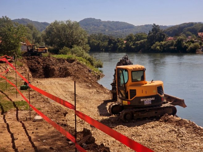Почела изградња обалоутврде на Дрини вриједна 4,3 милиона КМ