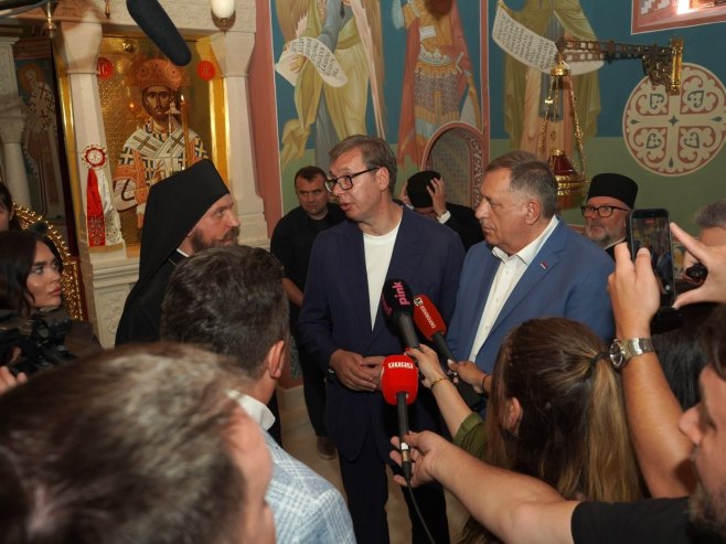Милорад Додик и Александар Вучић (фото: x.com/MiloradDodik) - 