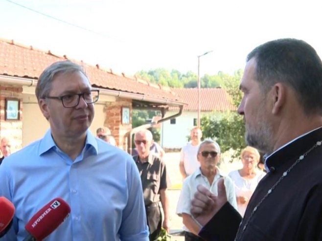 Вучић у посјети Храму Рођења Пресвете Богородице у Бугојну (ВИДЕО)