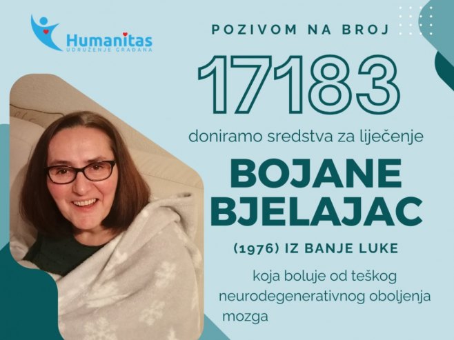 Позовимо 17183 за лијечење Бојане Бјелајац из Бањалуке
