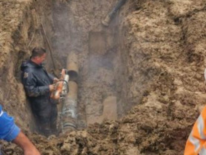Хаварија на цјевоводу за Јању Хаварија на цјевоводу за Јању - Фото: Уступљена фотографија