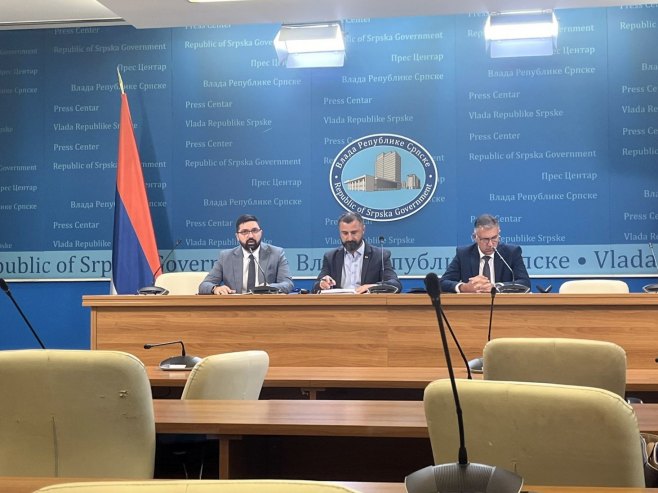 Конференција за новинаре у Влади Српске Конференција за новинаре у Влади Српске - Фото: РТРС