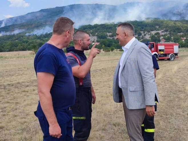 Minić u selu Donja Bijenja kod Nevesinja (Foto: RTRS)