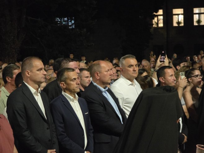 Savo Minić u Trebinju (foto: RTRS)