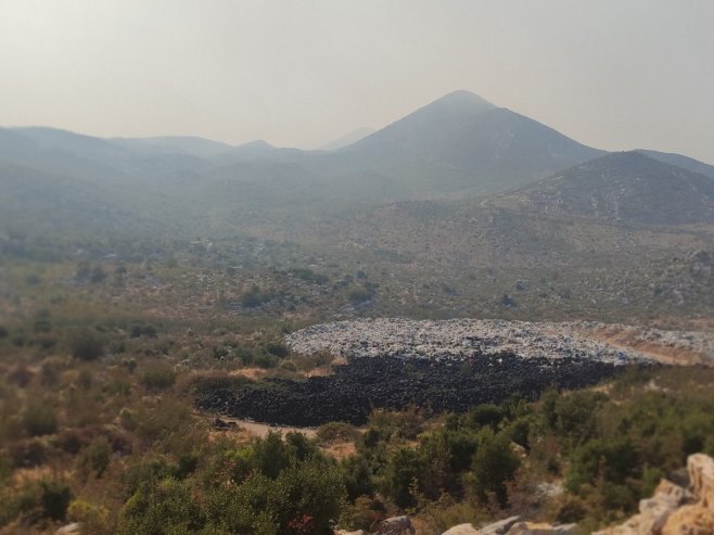 Požar kod Trebinja (Foto: RTRS)